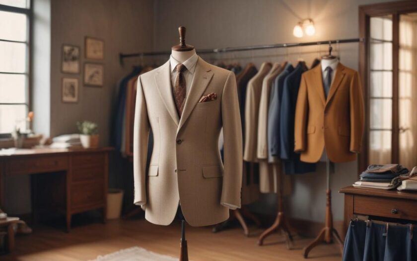 Пошив костюмов из натуральной ткани с примеркой в ателье по доступной цене