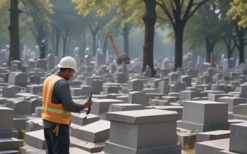 Памятники из гранита с монтажом: характеристики и этапы установки