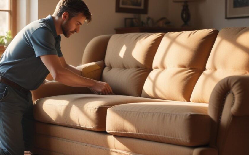 Перетяжка мягкой мебели в домашних условиях